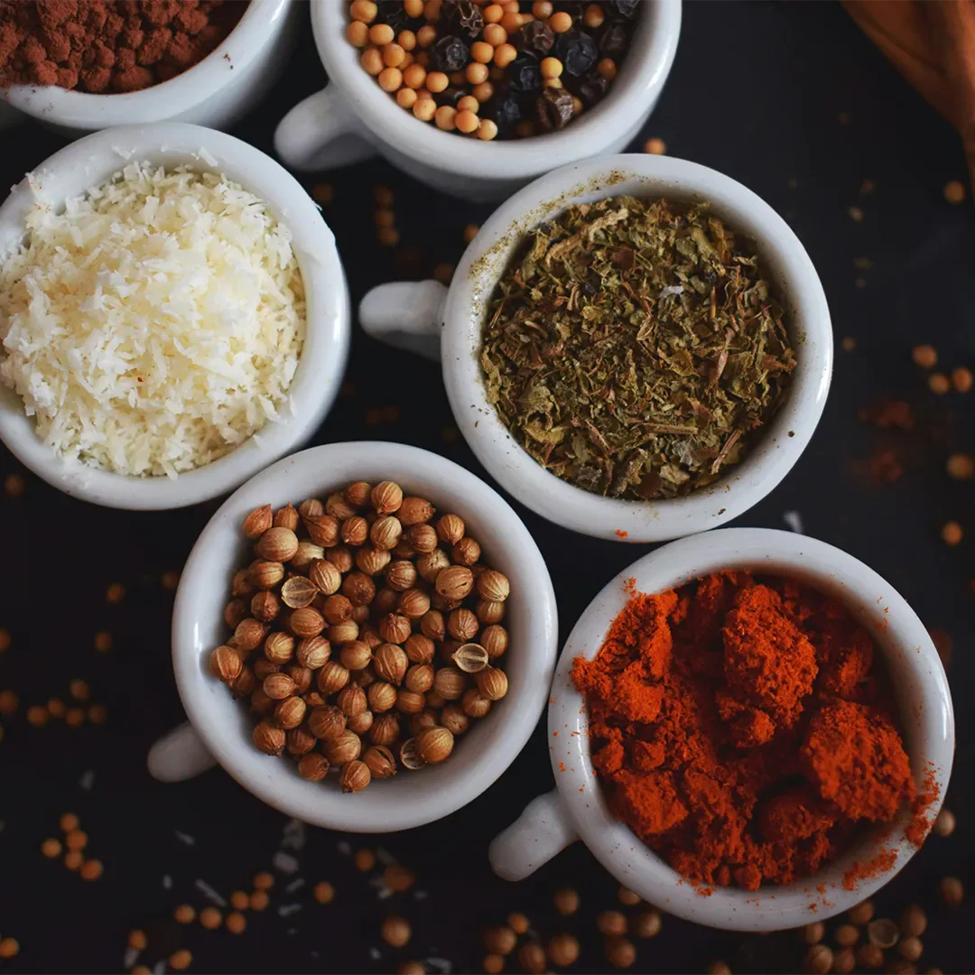 Épices, sels et poivres