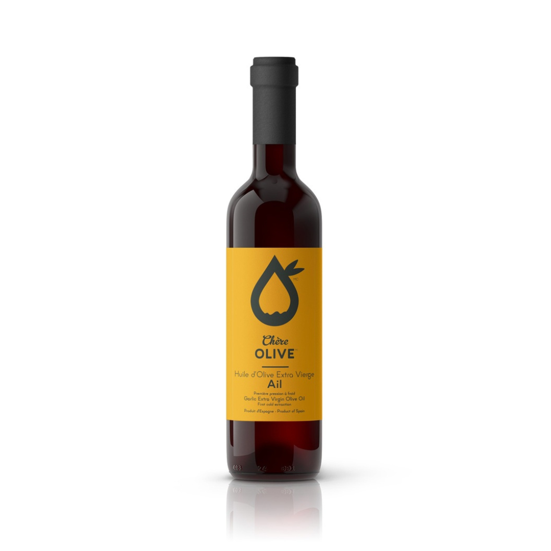 Huile d'Olive à l'ail, 375ml